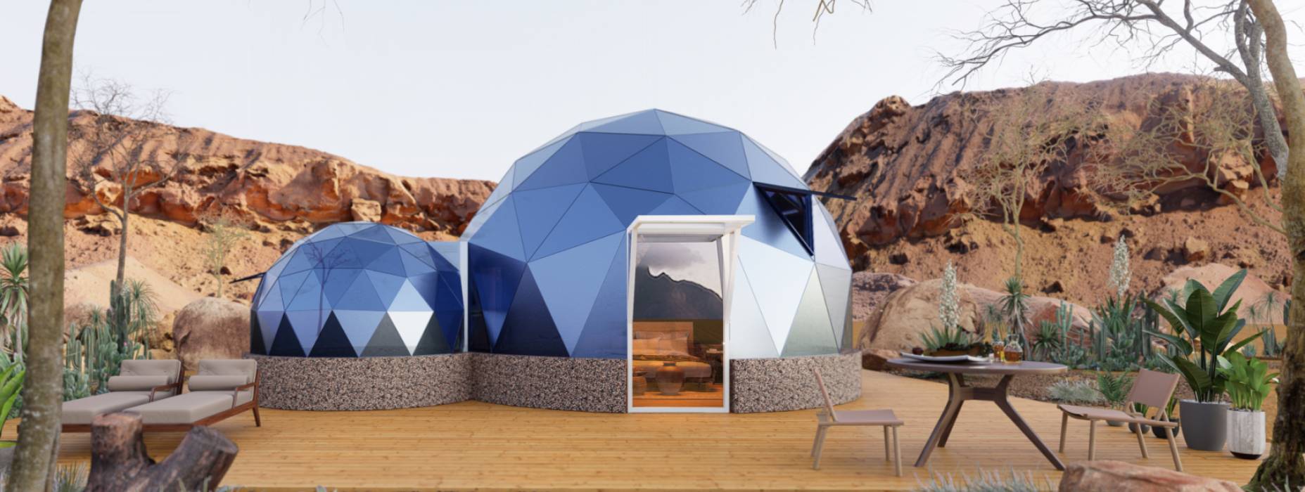 邹城市球形智能光伏玻璃星空房